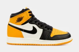 Air Jordan 1 High OG Taxi Grade School Lifestyle Shoes (Black/Yellow) Free Shipping