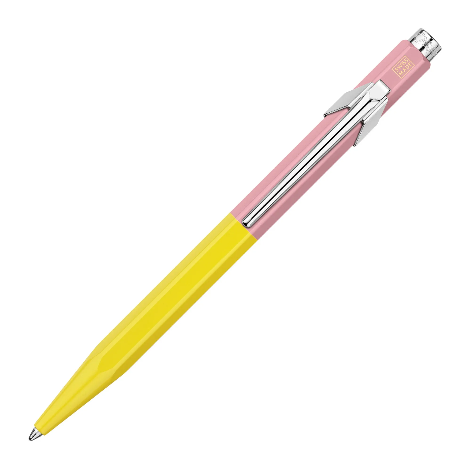 Caran d'Ache Paul Smith 849 Ballpoint Pen - Chartreuse / Rose (Special Edition)