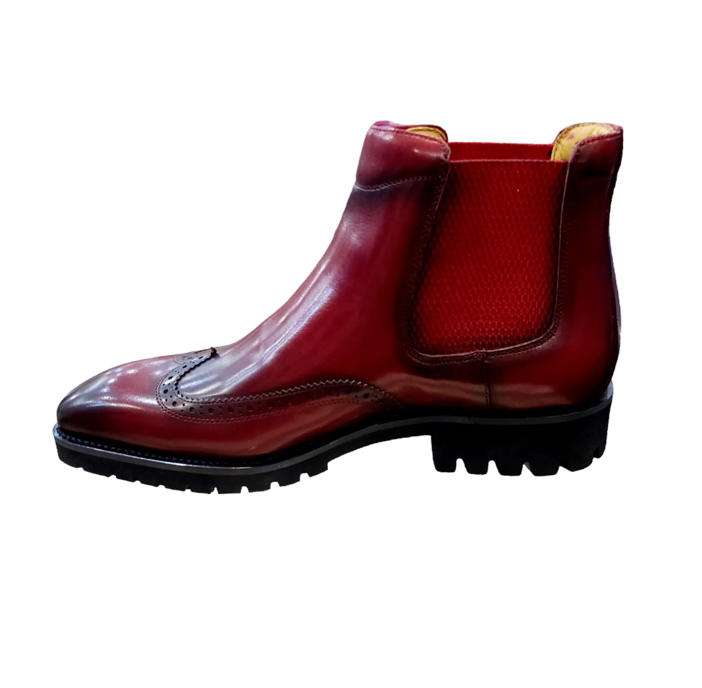 Carrucci High Top Leather Boots