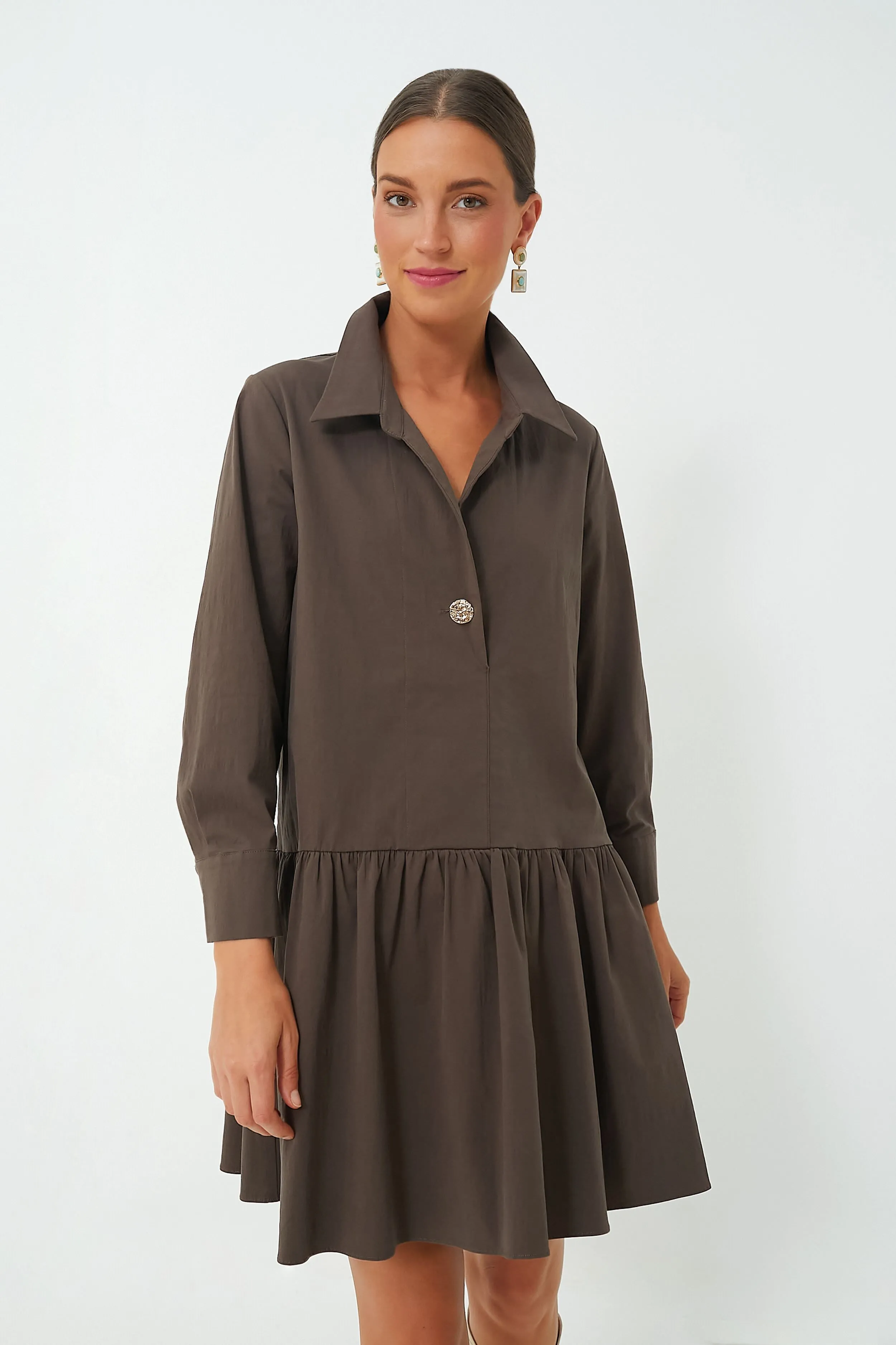 Cocoa Brown Cleia Dress