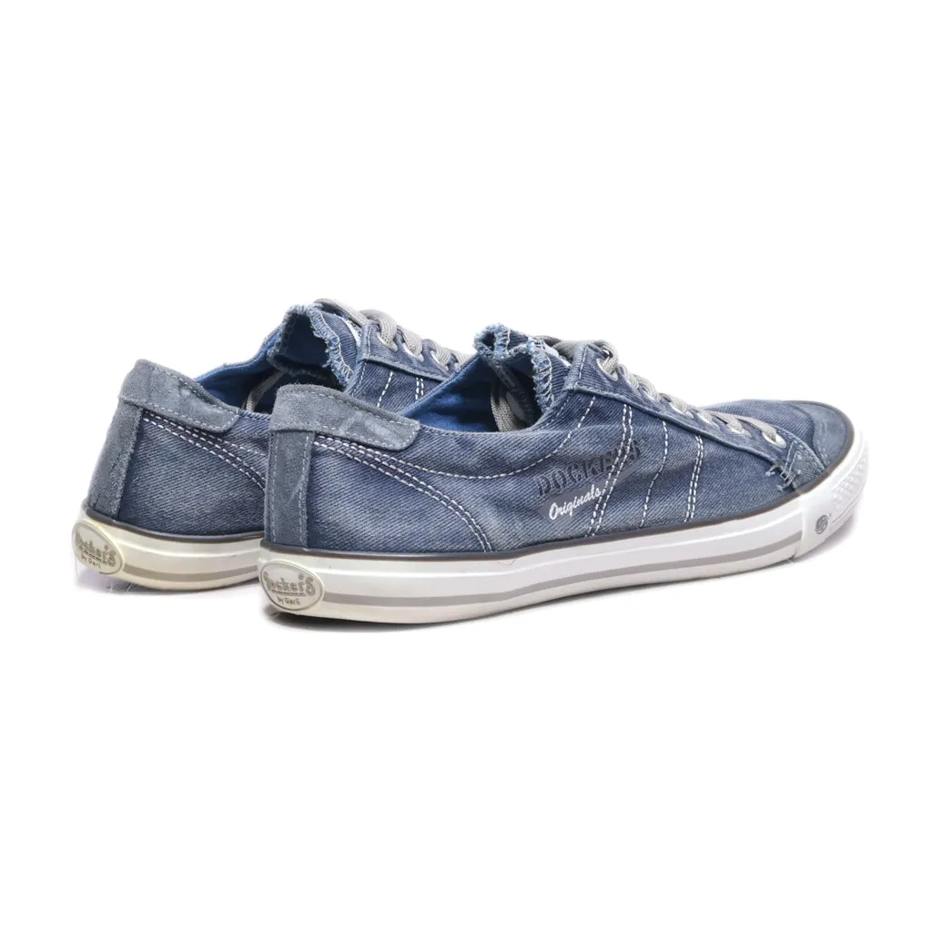 Dockers Low-Top Sneakers Fabric Blue Colour For Men