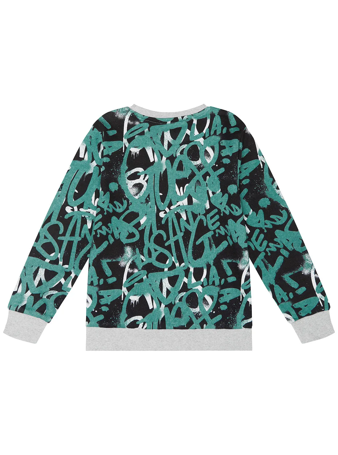 Graffiti Print Logo Active Jumper (2-7)