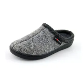 Haflinger AT64 Grey Speckle Men's Slippers