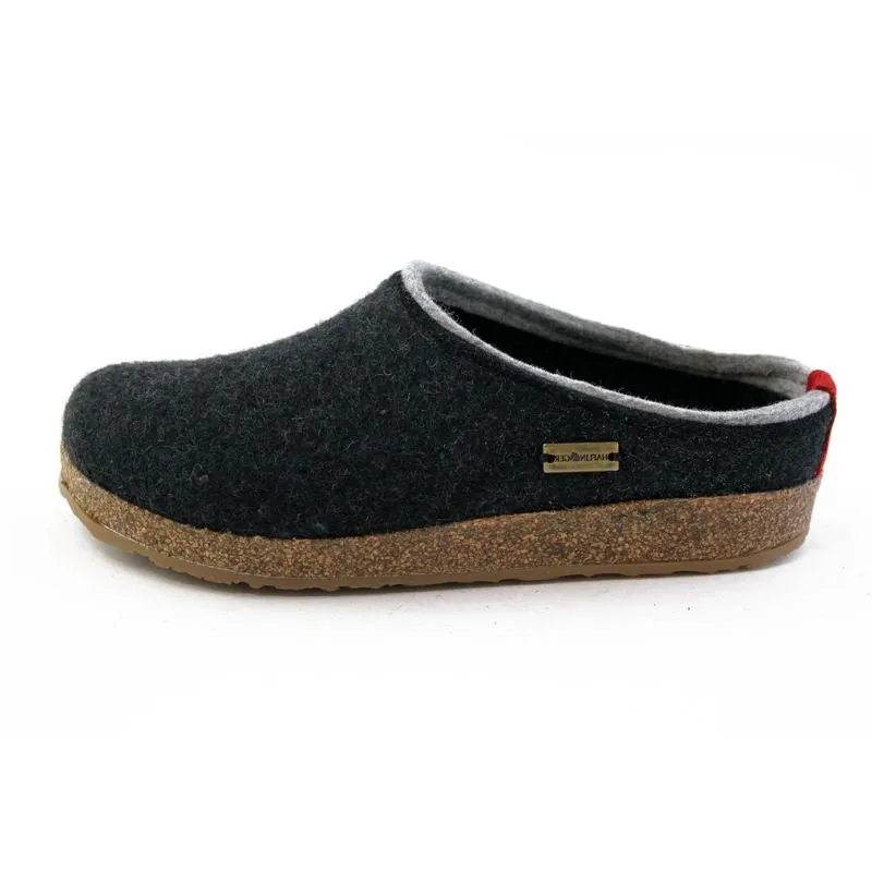 Haflinger Grizzly Kris Charcoal Unisex Slippers