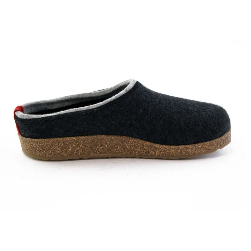 Haflinger Grizzly Kris Charcoal Unisex Slippers