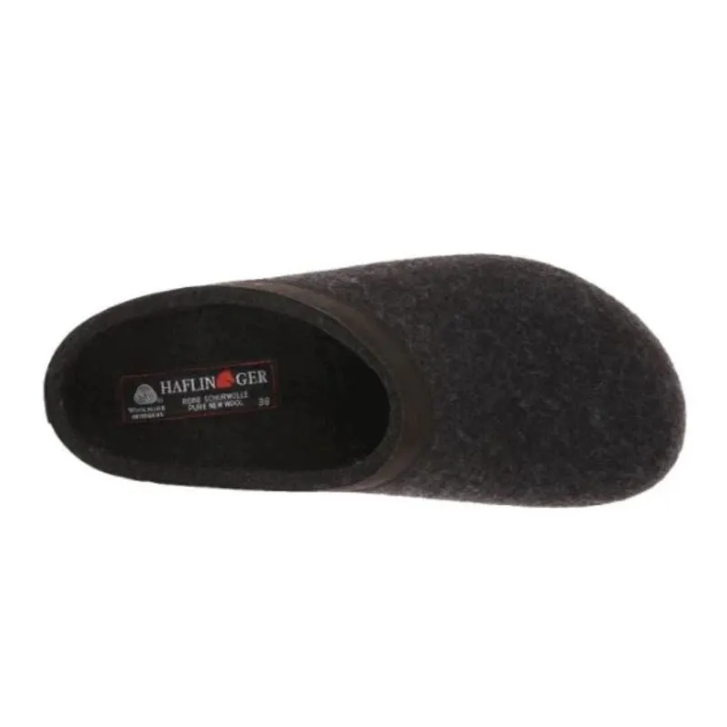 Haflinger GZL44 Charcoal Unisex Slippers