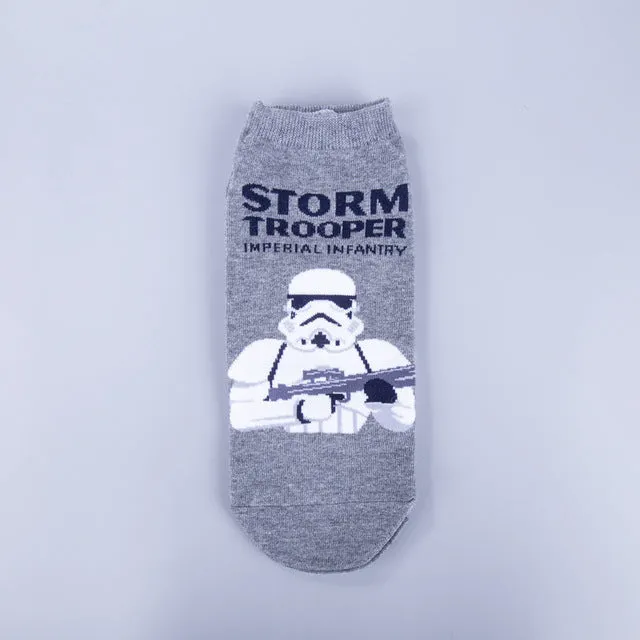 High Quality New Arrival Star Wars Patterns Cotton Casual Socks Men's Brand Casual Socks Free Shipping