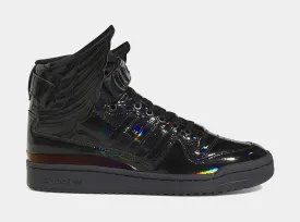 Jeremy Scott Forum Hi Wings 4.0 Black Opal Mens Lifestyle Shoes (Black)