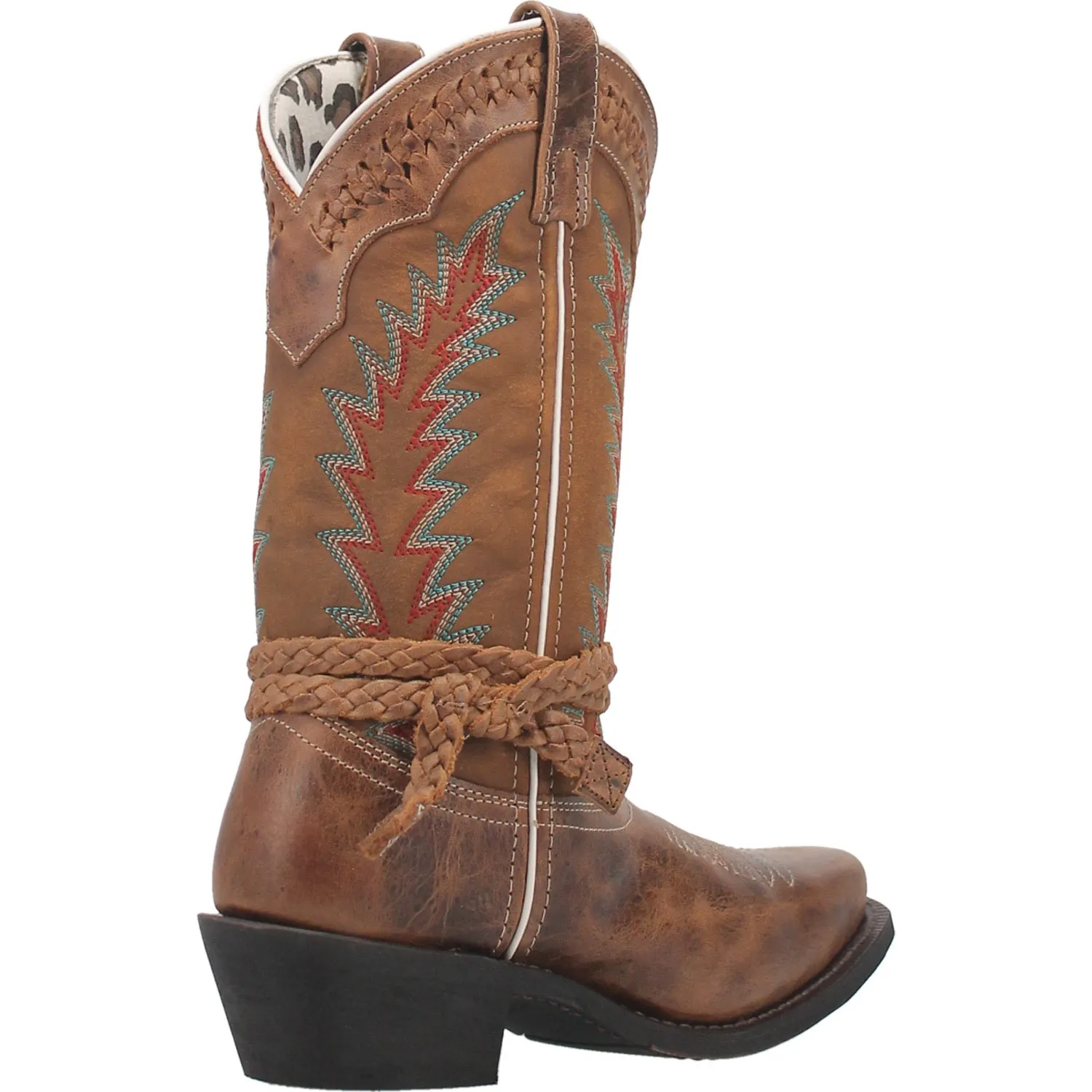 Laredo Womens Knot In Time Cowboy Boots Leather Tan