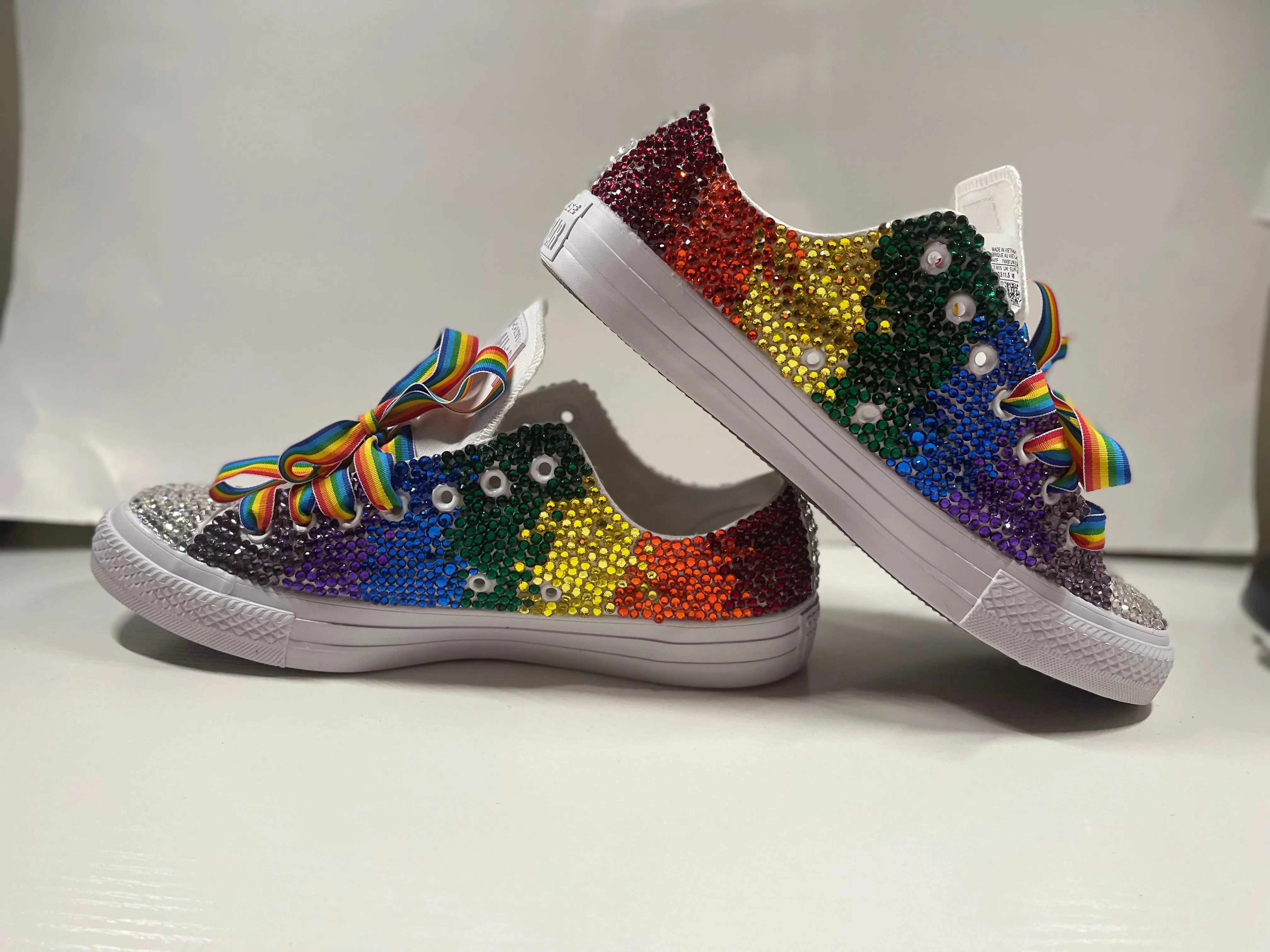 LGBT Pride Converse Shoes (Adults)