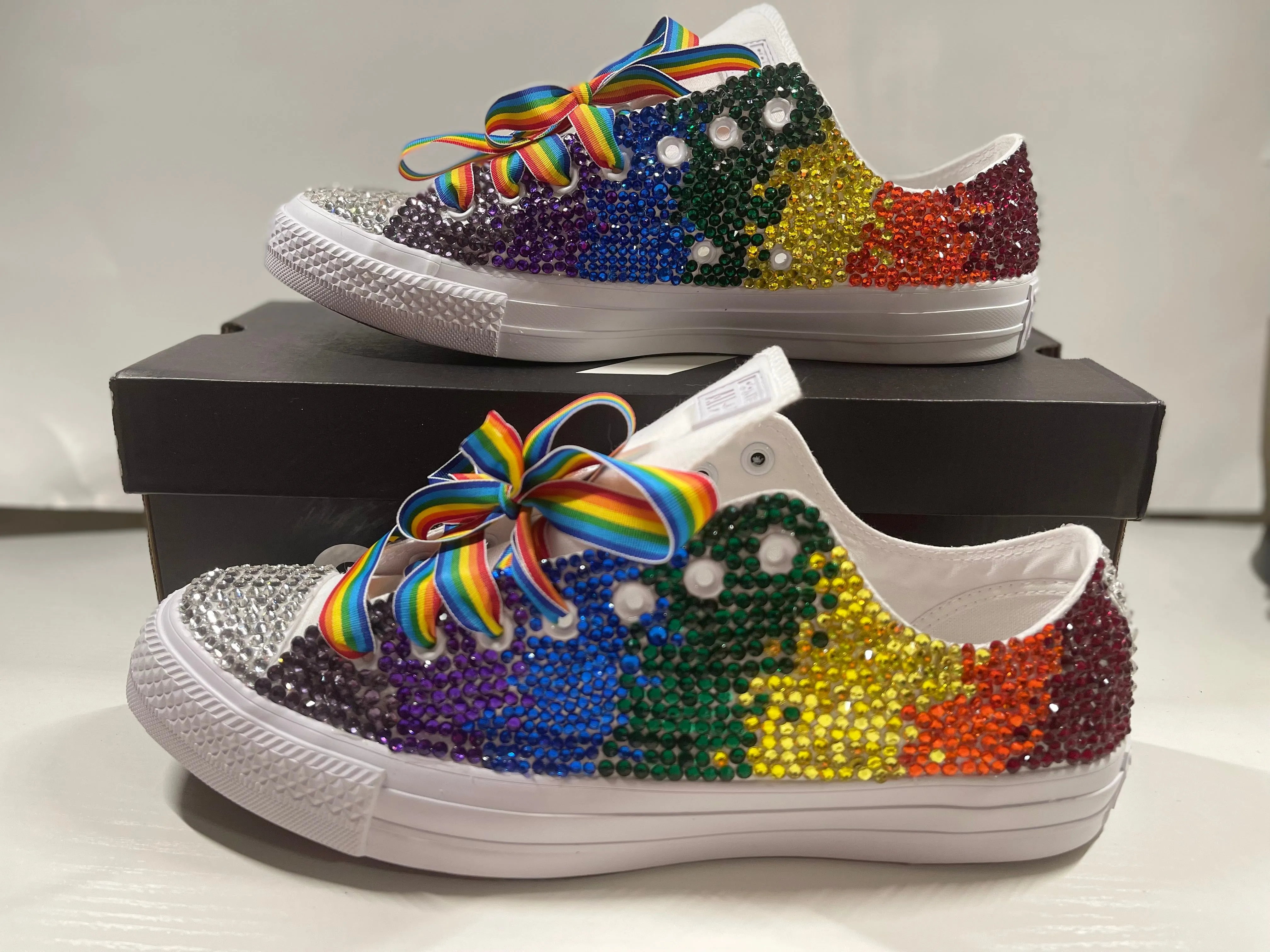 LGBT Pride Converse Shoes (Adults)