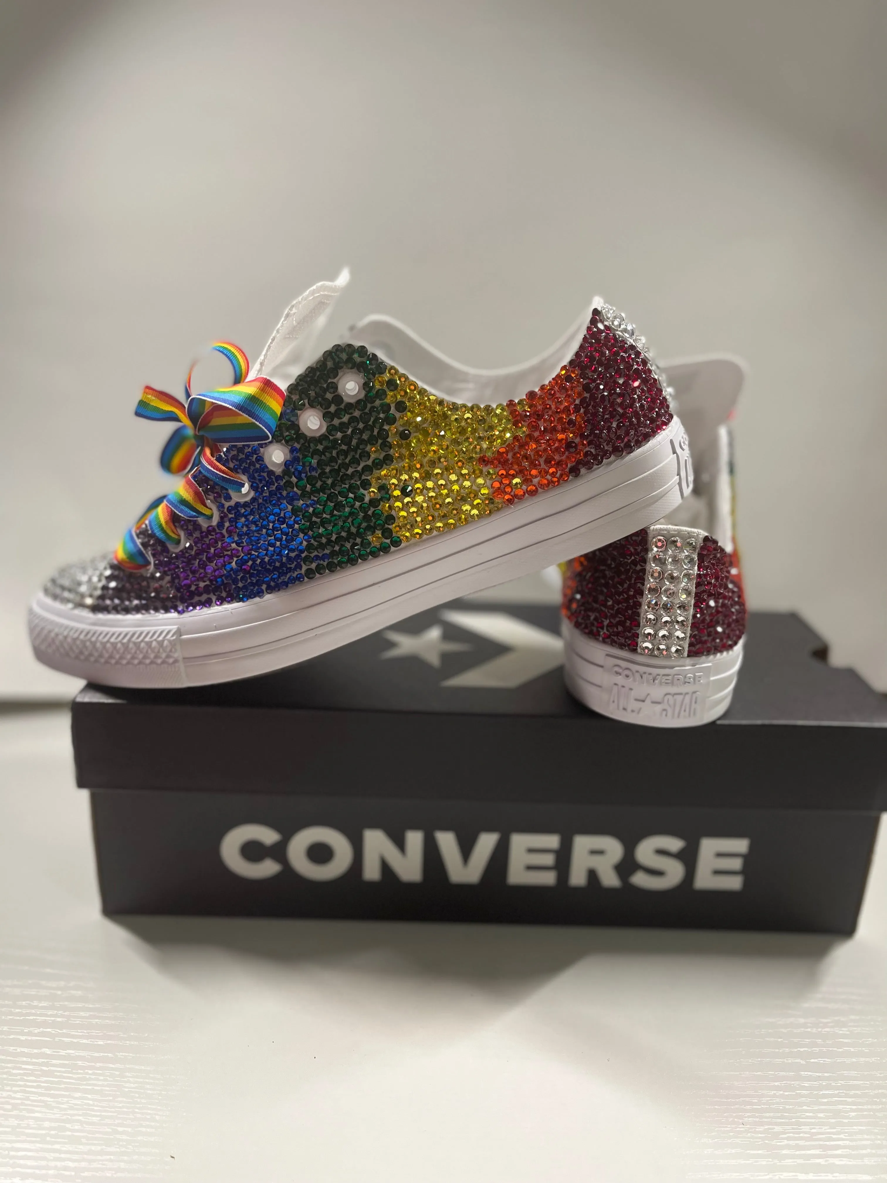 LGBT Pride Converse Shoes (Adults)