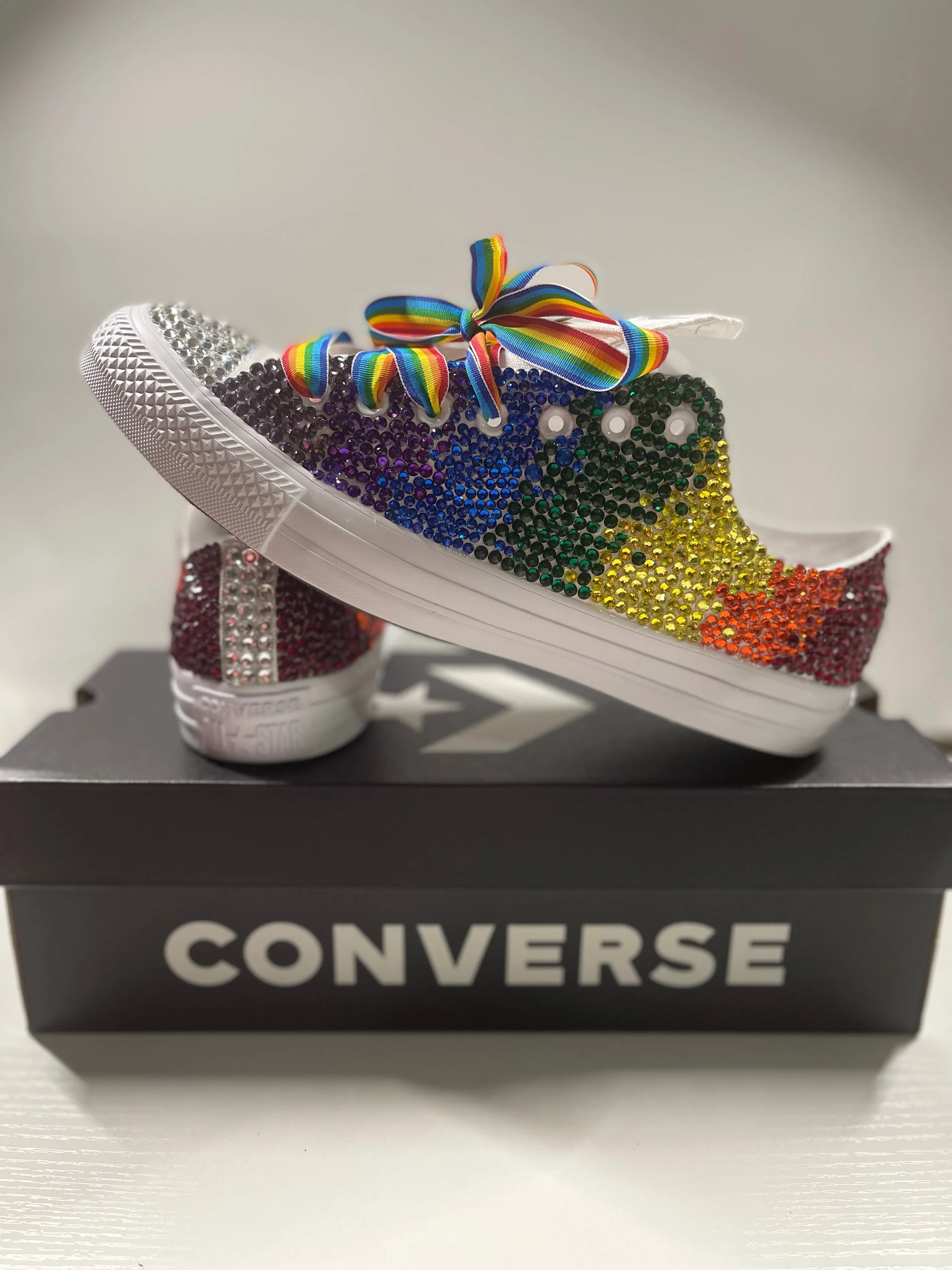 LGBT Pride Converse Shoes (Adults)