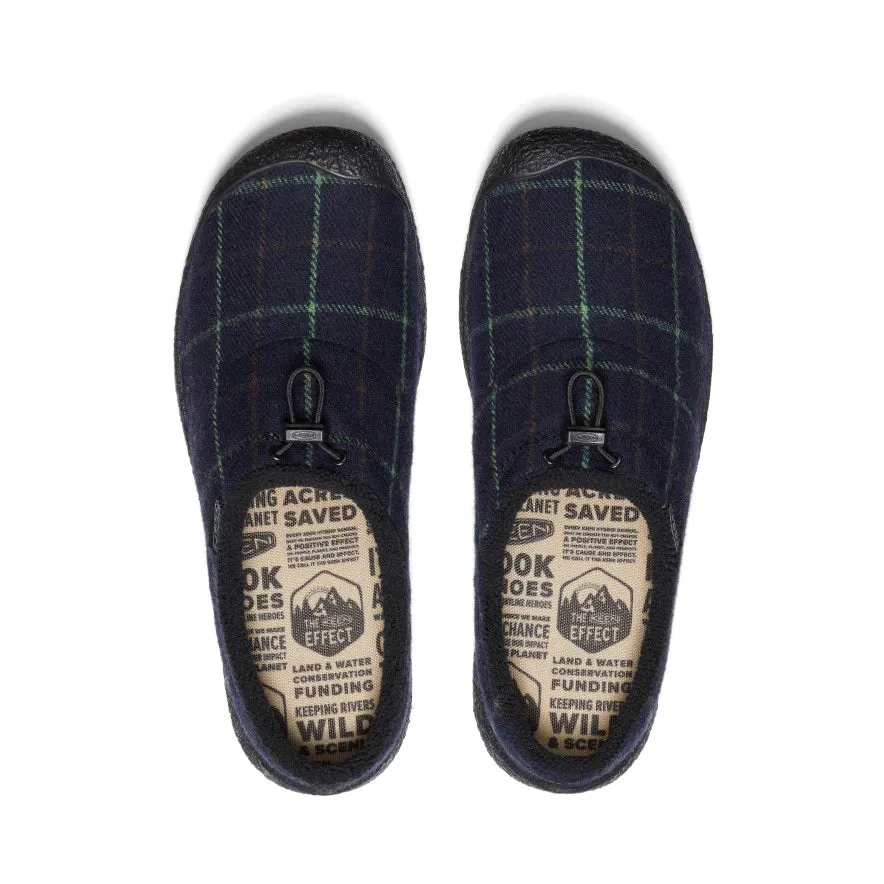 Men's Keen Howser III Slide Color: Navy Plaid