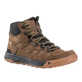 Men's Oboz Burke Mid Leather Waterproof Color: Darkearth