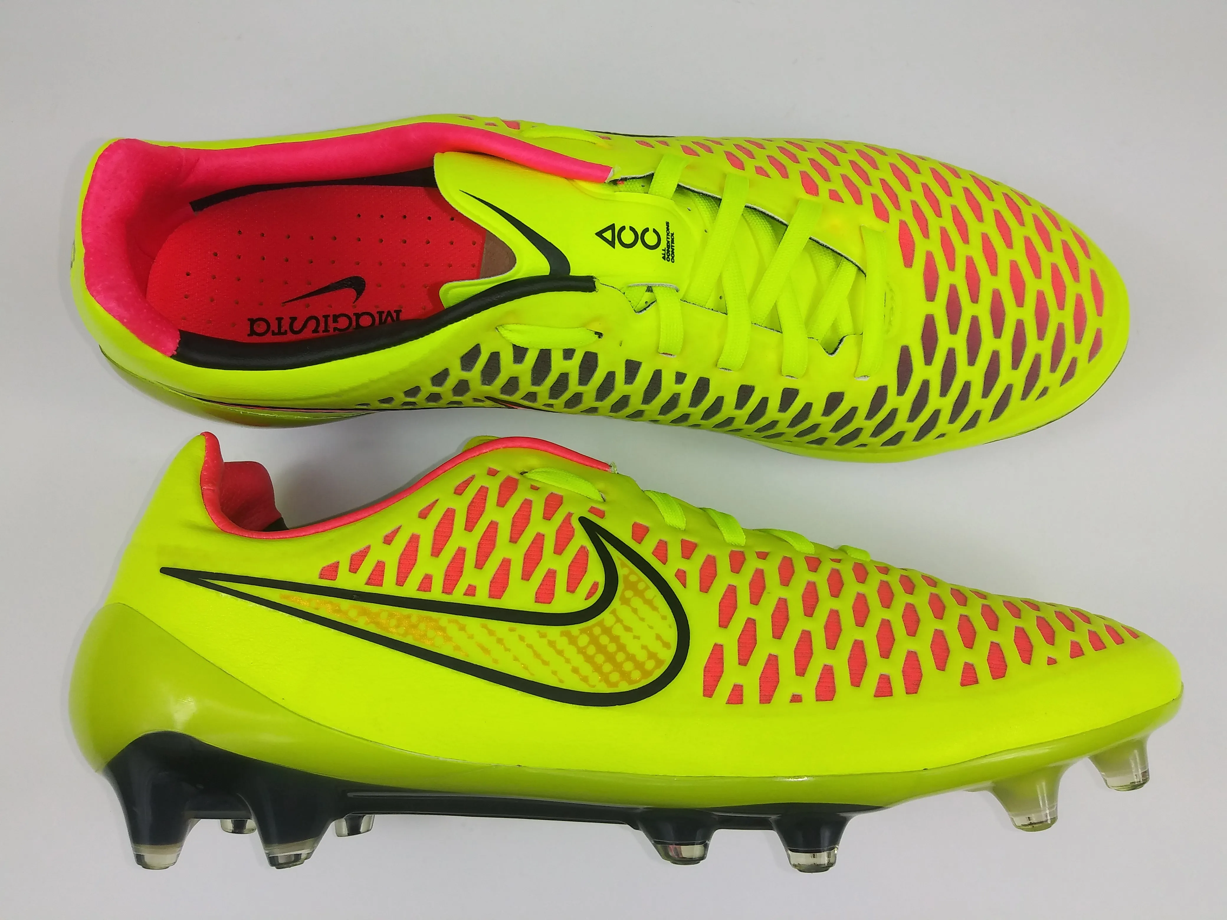 Nike Magista Opus FG Yellow Pink