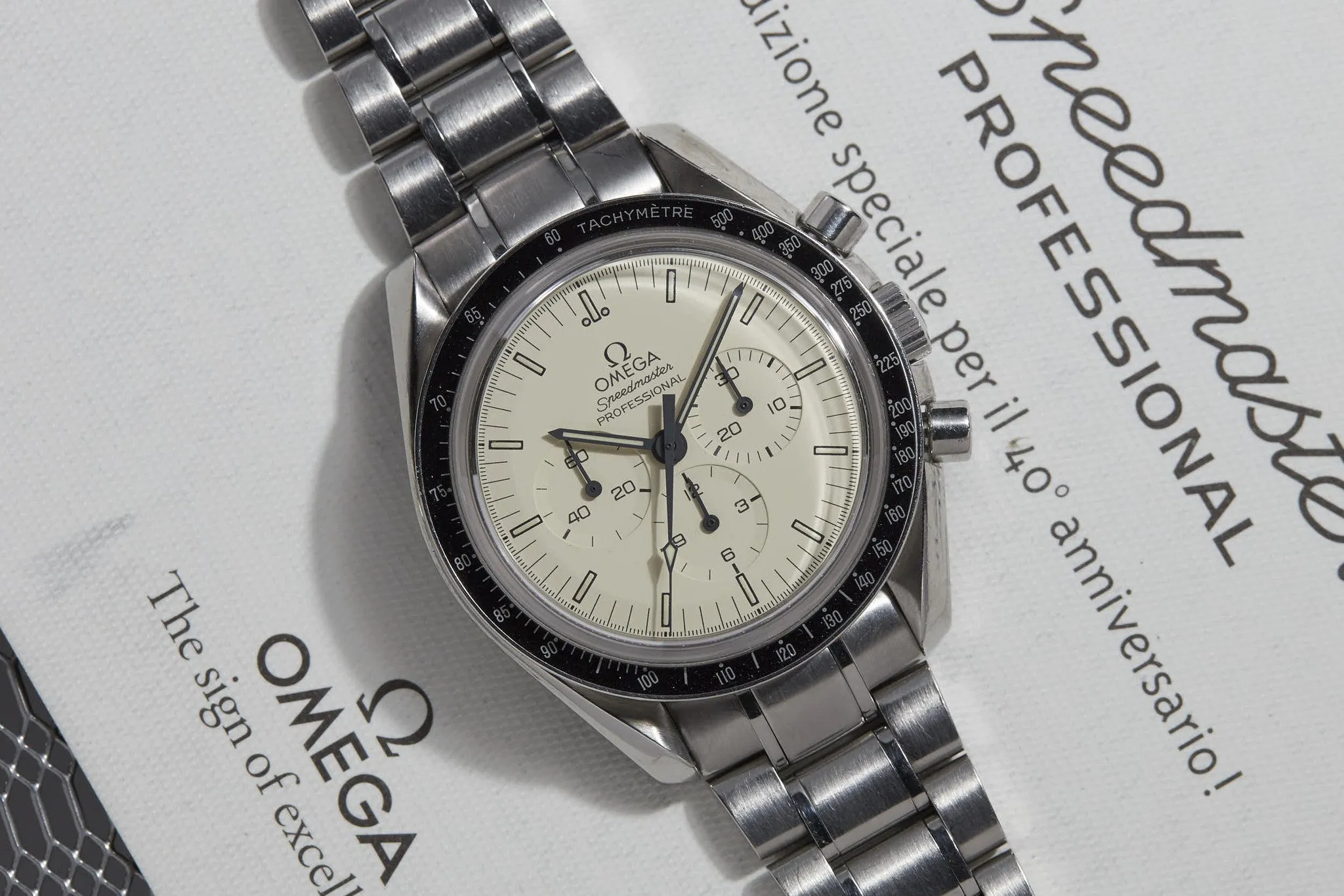 Omega Speedmaster Professional "Italian Albino"