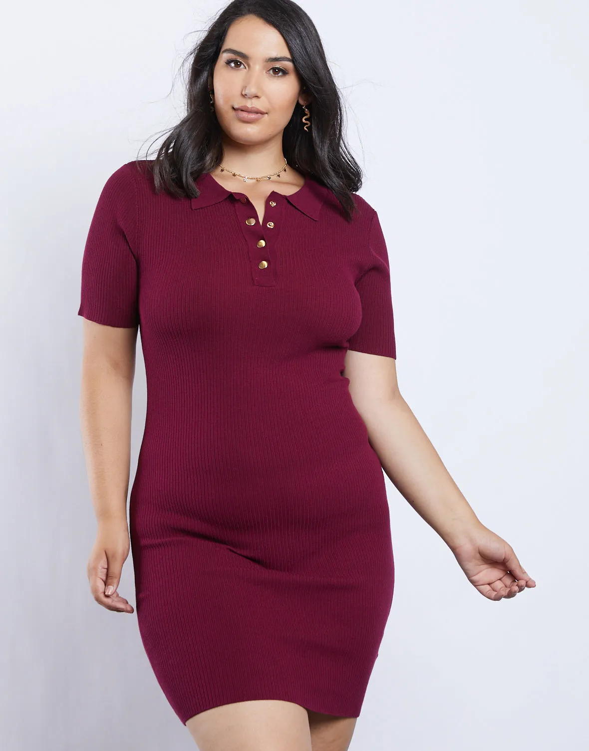 Plus Size Polo Dress