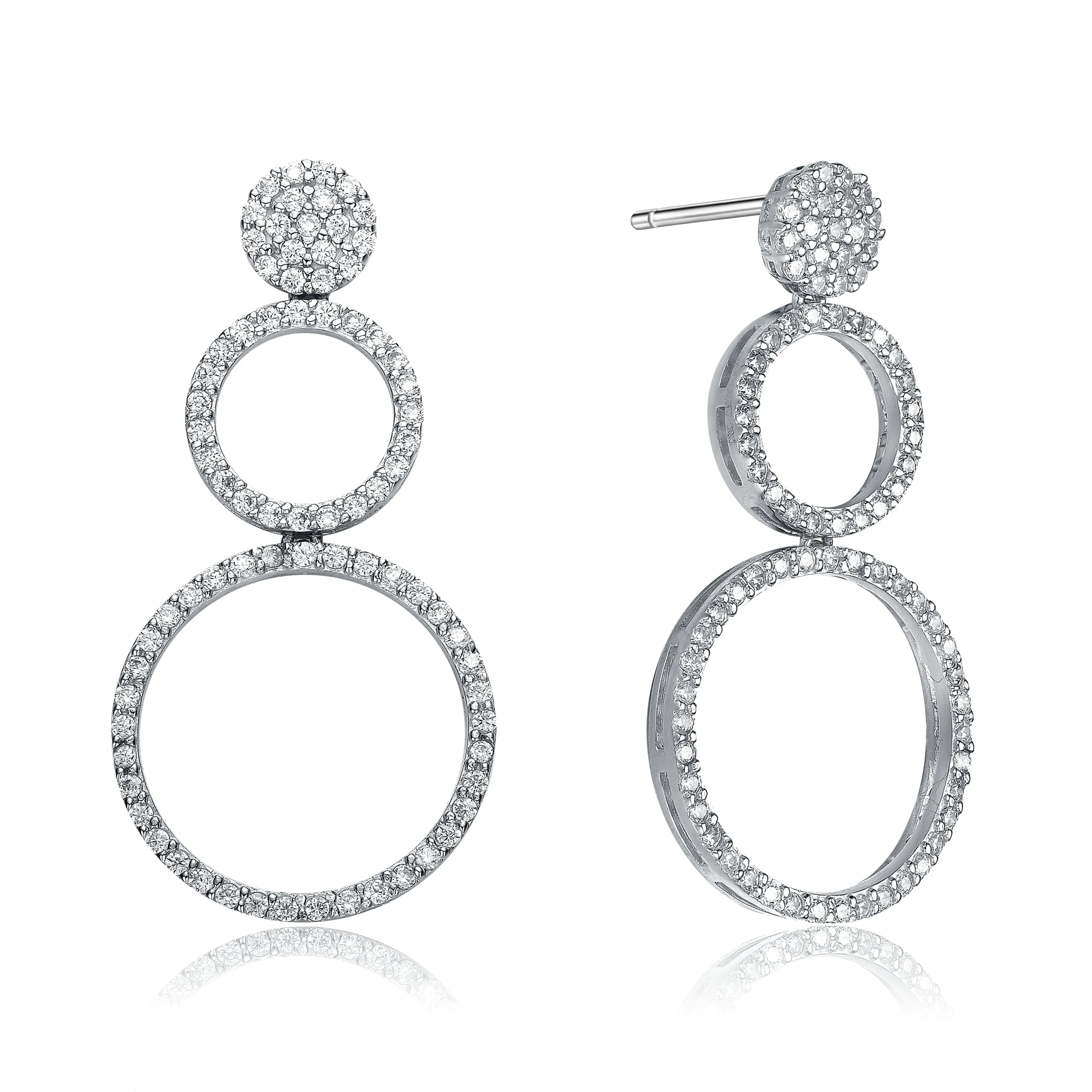 Rochelle Circle Dangle Earrings