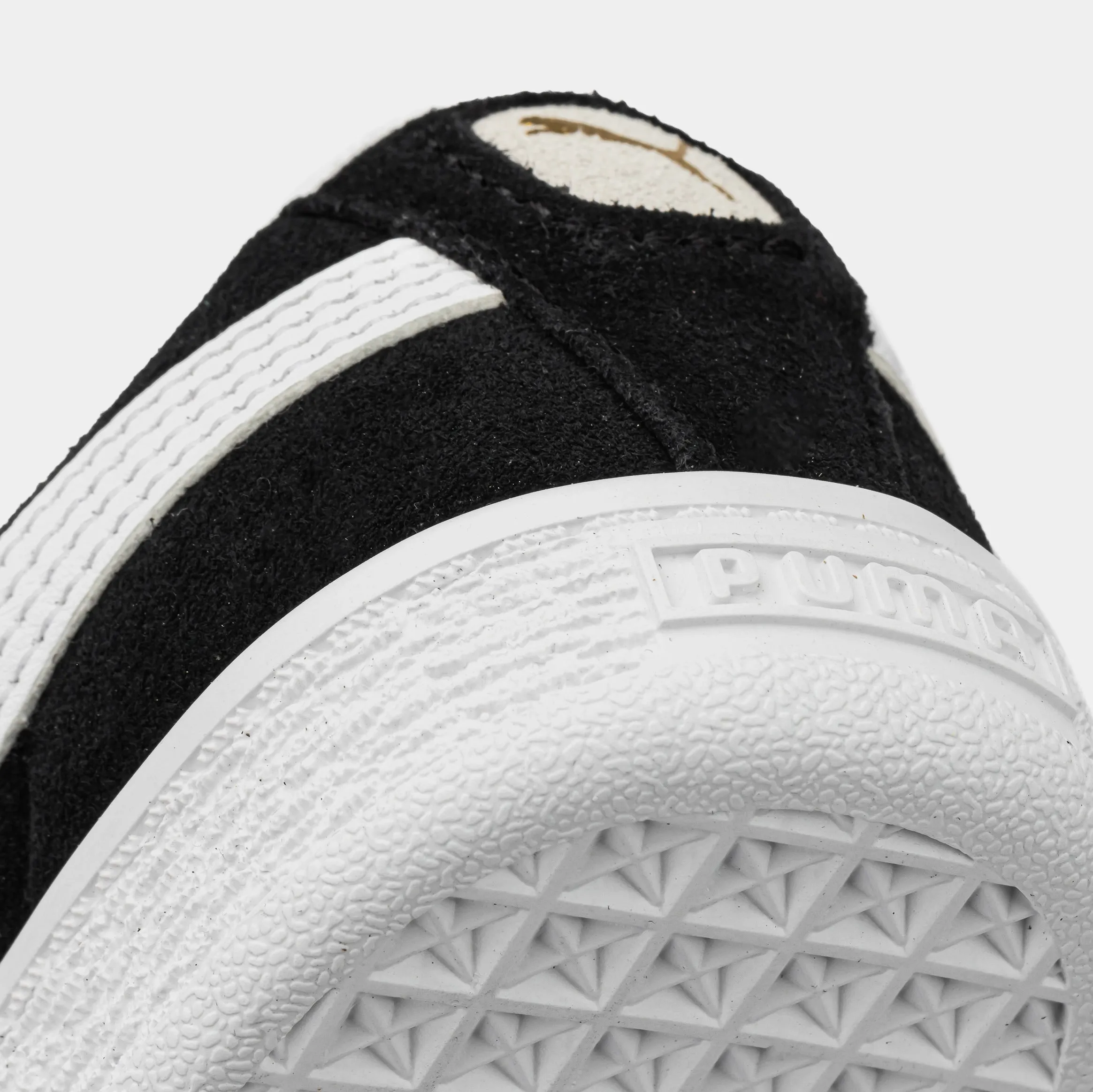 Suede XL Preschool Lifestyle Shoes (Black/White)